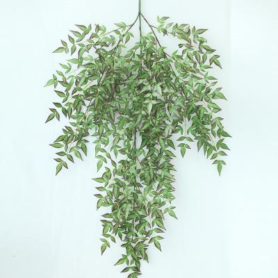 China 2020 New Greenery Wholesale Plastic Artificial Ivy Leaves Vine Hanging Wall Climbing Plant for Garden Home Decoration for sale