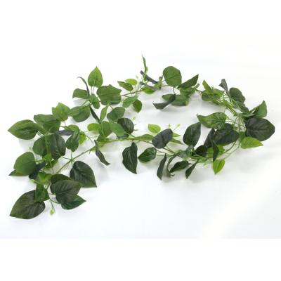 China Wholesale Decorative Fabric Greenery Leaves Ivy Garland Hanging Artificial Ivy Vine for Wedding Restaurant Garden Wall Home Decoration for sale