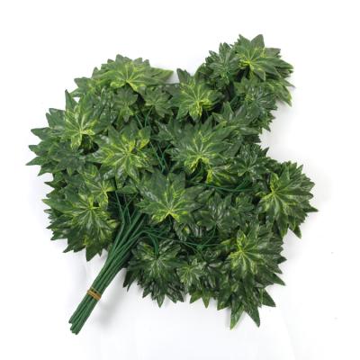 China Artificial Cloth Grape Green Leaves Maple Palm Fern Pine Bamboo for sale