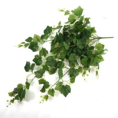 China Artificial Green Cloth Leaves Plant Vine Grape for sale