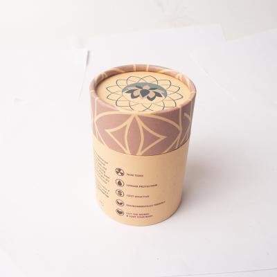 China Biodegradable Customized Round Paper Packaging, Cardboard Cylinder Tube Box, Wholesale Kraft Paper Tube for sale