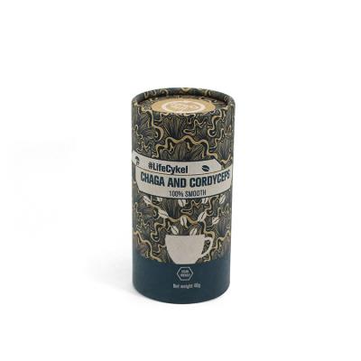 China Biodegradable Food Grade Customized Size Biodegradable Cardboard Round Container Paper Tube Packaging For Food for sale
