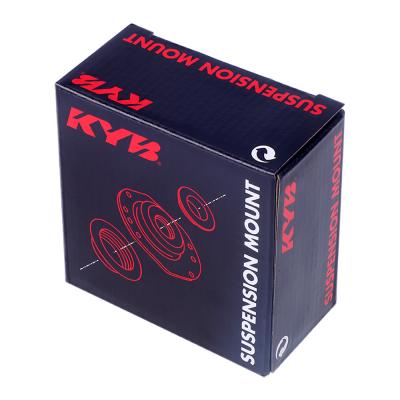 China Biodegradable CMYK Printing Black Corrugated Mailing Box Cardboard Custom Mailing Box For Hanger Mount for sale