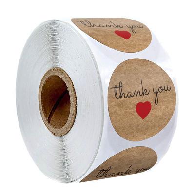 China Rolls Waterproof Custom Self Adhesive Sticker Thank You Stickers Thank You For Supporting My Small Business Sticker for sale