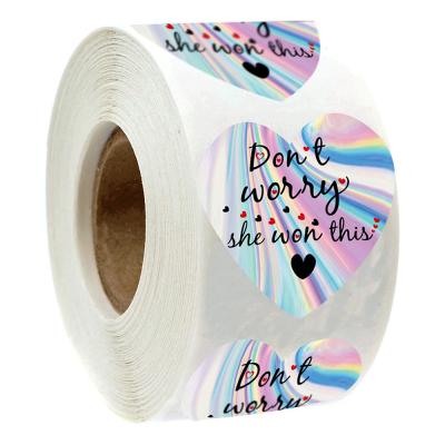 China Custom Vinyl Kiss Cut Rainbow Effect Glitter Waterproof Adhesive Sticker Covers Printing for sale
