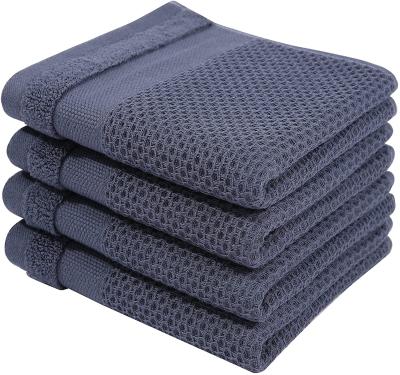 China 100% Cotton Waffle Weave QUICK DRY Kitchen Towels, 13 in X 28 in, Super Soft Absorbent Kitchen Dish Towels for Drying Dishes, Quick Dry for sale