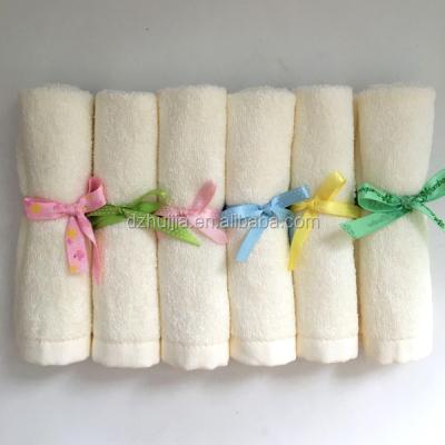 China Best Selling 100% Organic Natural Bamboo Soft Baby Washcloths 6 10