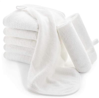 China Natural Bamboo Fibers QUICK DRY Baby Washcloths 100% Bamboo Face Towel Ultra Soft No Extra Chemicals Baby Bath Washcloth for sale