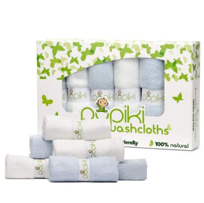 China QUICK DRY Baby Washcloths 6 100% Bamboo Ultra-Soft Baby Washcloth Hypoallergenic Face Towels Extra-absorbent for sale