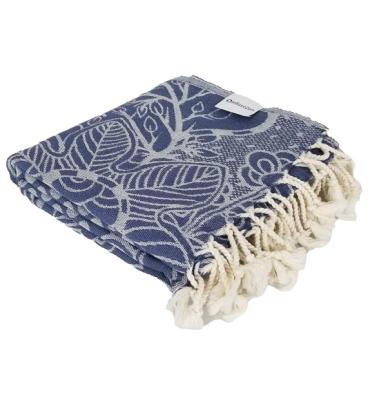 China Compressed Turkish Towel - 100% Cotton Beach or Bath Fouta Towel - Reversible Pool Gym Towel for sale