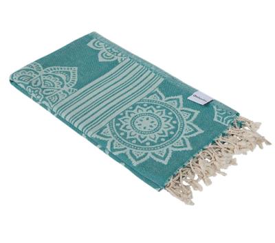 China Compressed Reversible 100% Turkish Cotton Peshtemal Towel for Bath, Beach or Pool, Thin Fouta Towel for Travel for sale