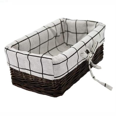 China Handmade natural wicker basket in wicker storage for sale