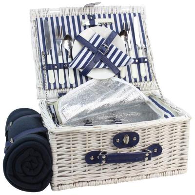 China Wholesale Cheap China OEM/ODM Picnic Basket Set Wicker Basket Picnic Basket For 4 People for sale