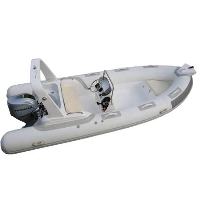 China Rib520 Fiberglass Rigid Inflatable Speed Boat Rib Yacht For Sale for sale