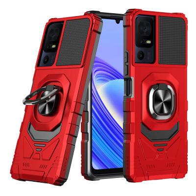 China Shockproof For TCL 40XE 30XE 20XE 20R 30SE 40SE 30 Plus A3 A30 A3X 40XL Ring Holder Mount Car Mobile Phone Case Cover for sale