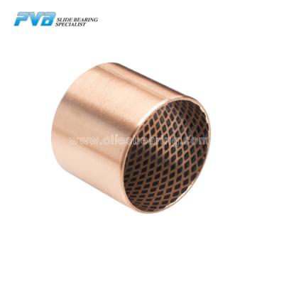 China Wrapped Bronze Bearing Wrapped Bronze Bushings With Graphite Lubrication Pocket for sale