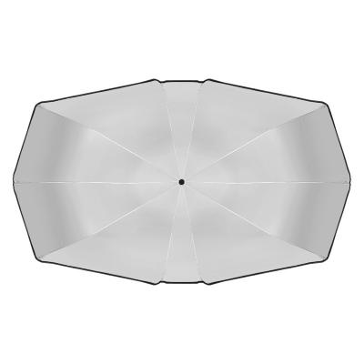 China Car Front Silver Sunshade UV Sunshade Insulation Titanium Double Large Sports Car Sunscreen Umbrella for sale