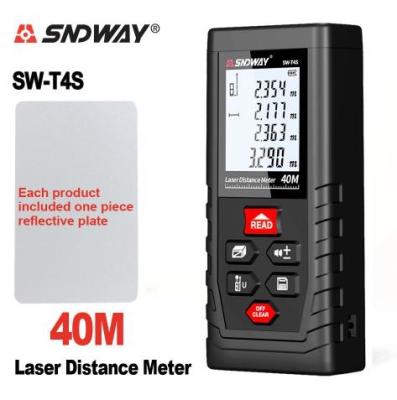 China Sndway China Brand Laser Distance Meter SW-T40 40m for sale