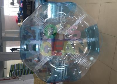 China 1.8m PVC Blue Clear Inflatable Bumper Ball for human bubble football game for sale
