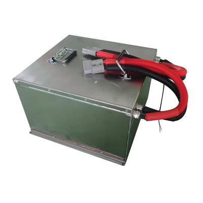 China Short Recharge Time 48V Lithium Ion Forklift Battery for Varies Applications and 12kg Lightweight for sale