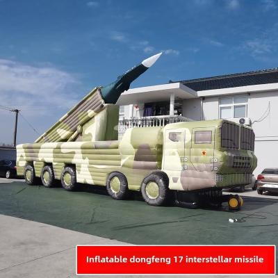 Cina Dongfeng 17 missile vehicle gonfiabile giungla grande fiore 1/1 prodotto personalizzato in vendita