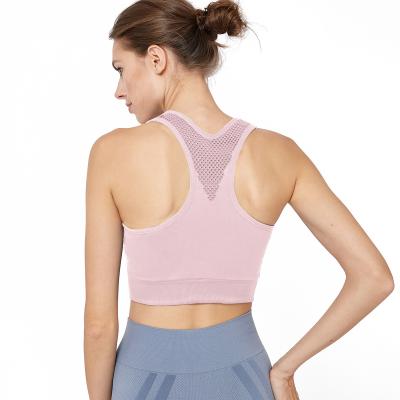 China 2021 New High Support Sports Breathable Yoga Bra For Big Breasted Large Size Sports Bra for sale
