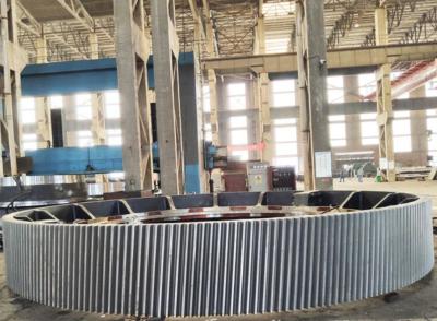 China 42CrMo Stahl 16000mm großer Ring Gear For Cement Mill- und Drehrohrofen-Gurt-Gang zu verkaufen