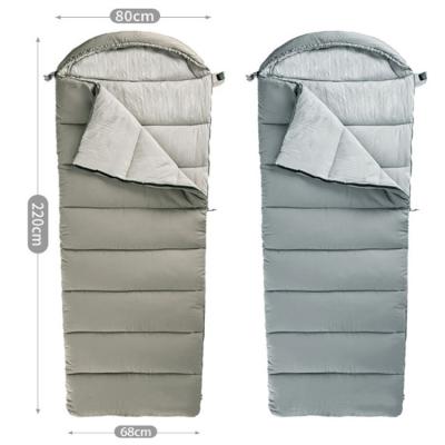 China Envelope Type Can Be Spliced Envelope With Hood Washable Portable Sleeping Bag Warm Trapezoidal Sleeping Bag for sale