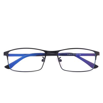 China Fast Delivery TR90 Metal Sight Computer Glasses Mens UV400 Optical Blue Light Glasses for sale