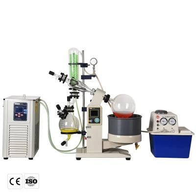 China Evaporador rotativo de laboratorio de la industria química con control automático de presión y diafragma de PTFE en venta