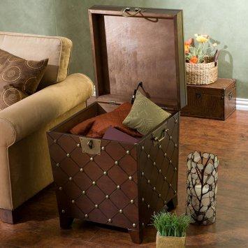 China Storage Trunk A Trunk Coffee Table and Sturdy Wood End Tables for sale