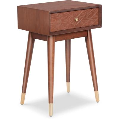 China (Other) Adjustable Nordic Wooden End Table Bed Side Table With Drawer for sale