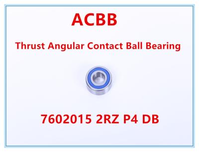 Chine 7602015 le DB de B 2RZ P4 a poussé le roulement à billes de contact angulaire à vendre