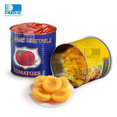 Cina OEM facile chiusura coperchi alimentari lattine rotonde per imballaggio alimentare in vendita