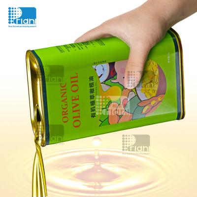 Cina Contenitori vuoti di olio d'oliva 1L 2L 3L 100ml 250ml 500ml in vendita