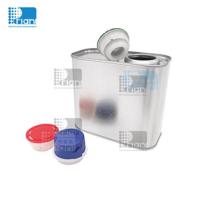 China 1 Quart Empty Paint Can , 1 Gallon Metal Paint Can With Plastic Lid for sale