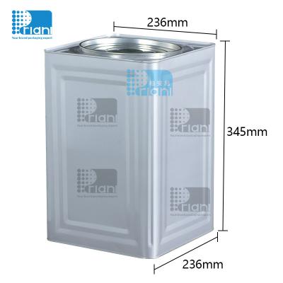 China Adhesive Industrial Paint Tins 20 Litre Square Empty Pint Paint Cans for sale
