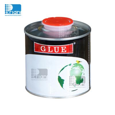 China Metal Tin Container Paint Bucket 0.2L-1L Empty Paint Tins With Pull Cap for sale