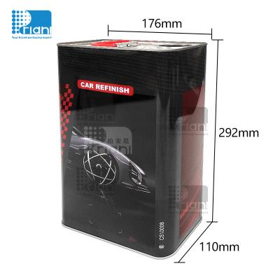 China Custom Printing Square Tin Cans for sale
