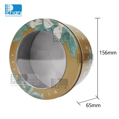 China Customize Empty Gift Tin Cans With Gold Foil For Candy Spice Packaging Pepper Paper Cans for sale
