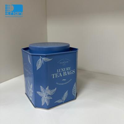 China Customized shapes Gift Tin Cans With Easy Open Lids Custom Printed Food Packaging for sale