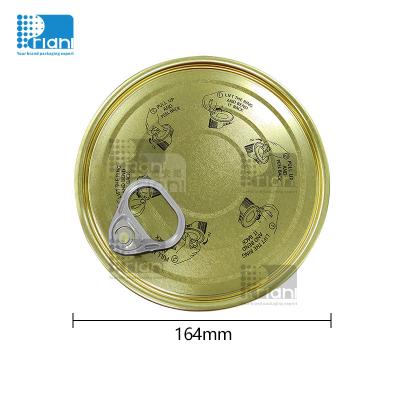 China Triple Tight Lids Rings Customized Metal Tin Can Components for sale