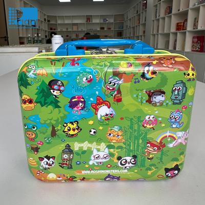 China Forma de maleta Regalo de alimentos Latas de lata para dulces Regalo Certificación ISO9001 en venta