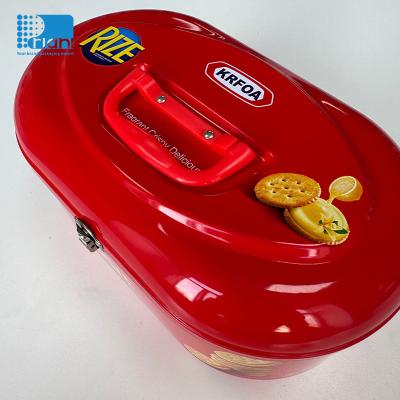 Κίνα Ελαφρύ μεταλλικό κασσίτερο 1L 500ml 250g-800g με κλειδαριά προς πώληση