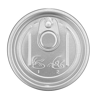 China Waterproof Recycled Easy Open Lid For Metal Coffee Tin Can for sale