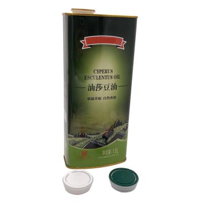 Cina Rectangolo 1-3 litri di olio d'oliva Lattine di latta Stampa contenitori di latta vuoti in vendita