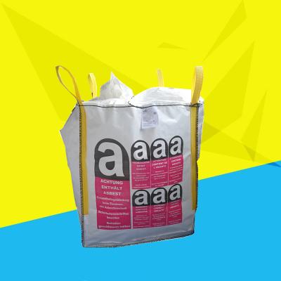 China Spout Bottom Industrial Jumbo Bag Breathable 1000 Kg Customized Size for sale