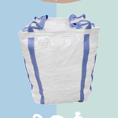 China PP Bulk Big Ton Bag For Packing Stone Fish Meal Sugar Cement Sand for sale