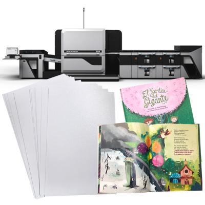 China Semi Glossy Digital Press Printing Photo Paper Sheets for sale