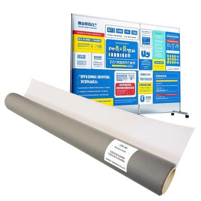 China Hangend poster latex inkjet greyback stof banner textiel rol Te koop